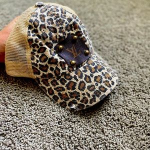 Vintage Boho Cheetah Print Hat